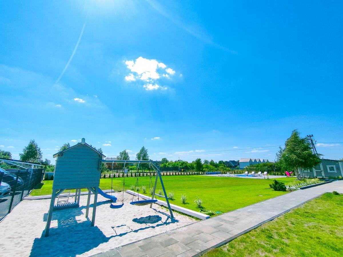 Slonce I Woda Domki Caloroczne, Klimatyzacja, Podgrzewany Basen, Bezplatny Parking Łeba Dış mekan fotoğraf